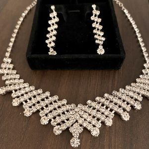 Diamond Necklace and Earring set
